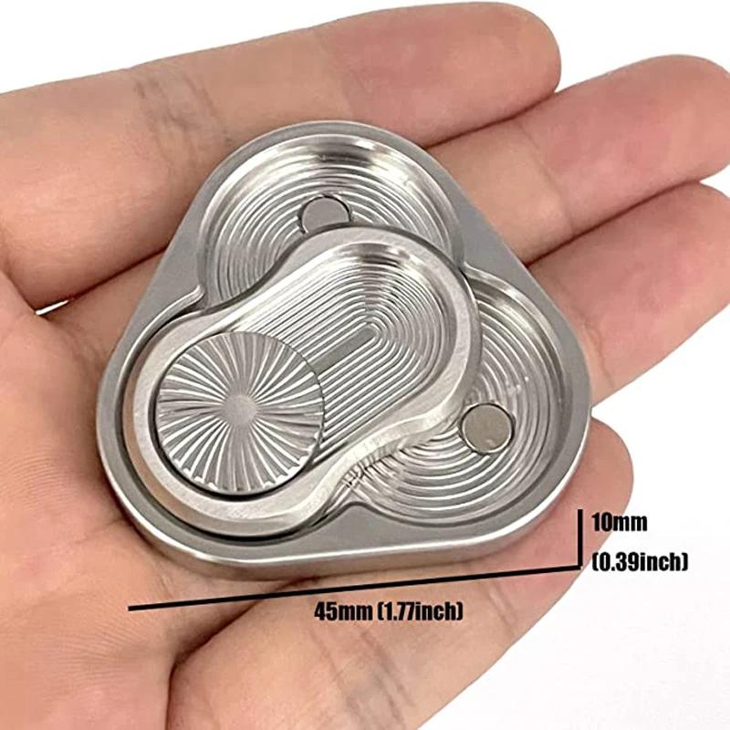 Triangle Magnetic Fidget Slider Metal Anti Stress Anxiety ADHD Autism Toys Adults Kids TDAH Ansiedade Alívio Do Estresse