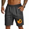 Mens Drawstring Waist Casual Shorts with Tree and Print Relaxed Fit Lightweight Breathable Fabric for Everyday Wear