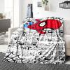Spiderman Comic Panels Blanket Soft Throw Blanket For Home Bedroom Bed Sofa Travel Office Solid Christmas Blanket