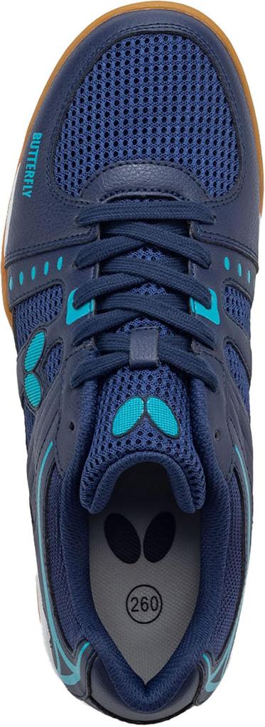 Butterfly Resoline Unisex II Table Tennis Size 93730 Shoes, 178Navy, 25.5 cm,
