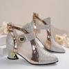 Fashion Fashion Boots Fashion Cutout Booties Breathable Versatile Cold Boots Women's Kitten Heel Single Shoes Pointed Toe High Heels