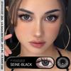 EYESHARE 2pcs Fashion Colored Contact Lenses Cosmetic Natural Pupils Blue Eyes Yearly Use Beauty Makeup