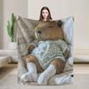 Capybara Blanket Quality Super Soft  Throw Blanket Winter Travel Couch Chair Sofa Bed Funny Bedspread