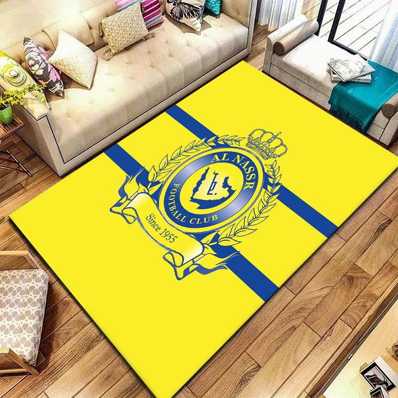 Al-Nassr Carpet Rug for Living Room Bedroom Home Sofa Decoration,Kids play Non-slip Floor Mat