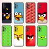 Puzzle C-Classic Game A-Angry Birds  Phone Case For Samsung S 25,24,23,22,30,21,10,9,Ultra,Plus,Lite,FE,4,5 G Soft Black Case