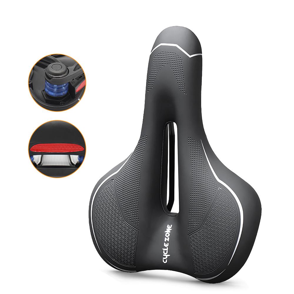 Bicycle Hollow Seat Cushion Soft High Elasticity Durable MTB Road Bike Cushion Breathable Anti-slip Seat Cycling Accessories