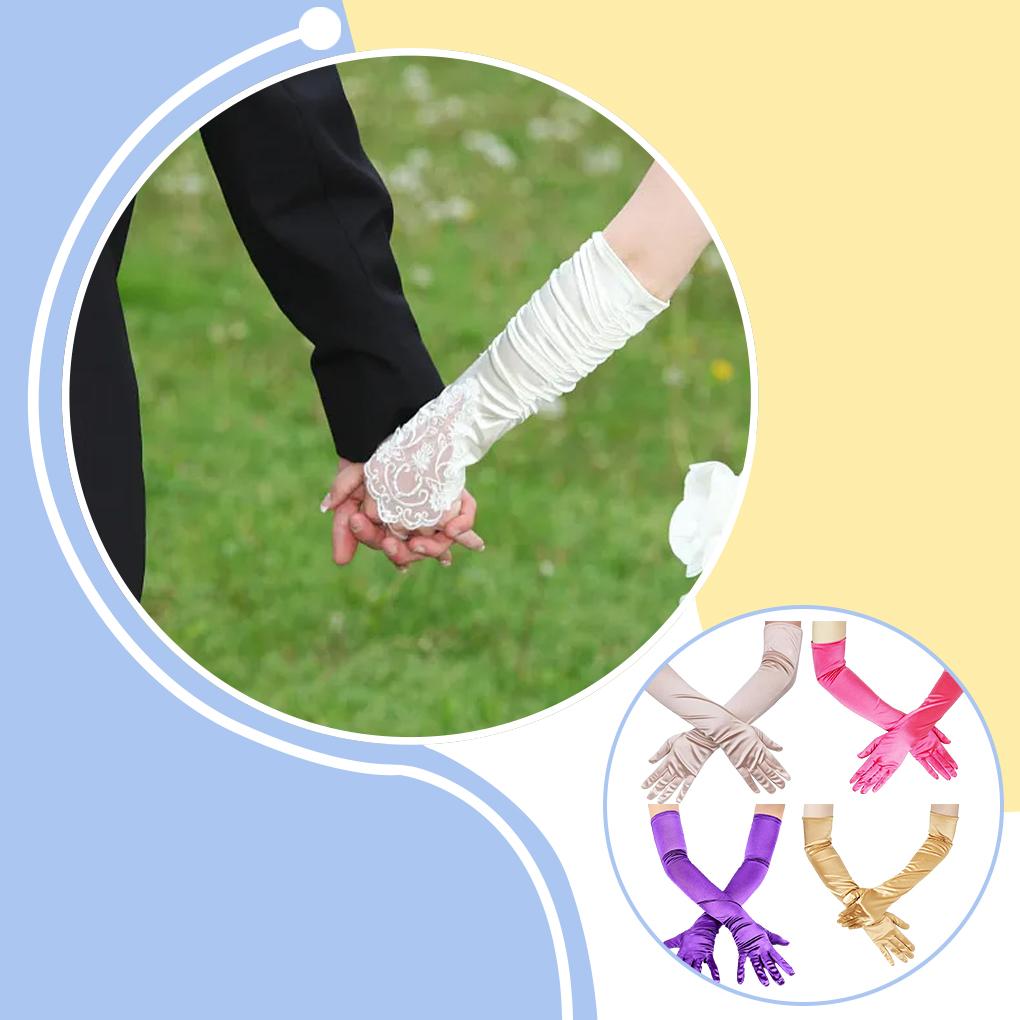 Modische und elegante lange Handschuhe für Damen, besondere Anlässe, leicht zu kombinieren, Partyhandschuhe für Damen, schöne Geschenke, gelb