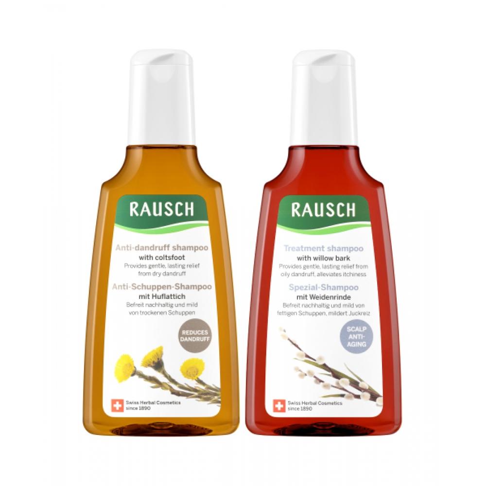 Rausch Coltsfoot Anti Dandruff Shampoo 200ml+willowbark Treatment Shampoo 200ml NONE