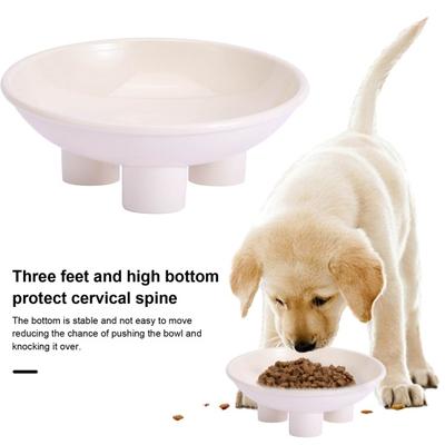 Pet Bowl Stable High Foot Design Cat Dog Feeding Bowl Neck Protector Pet Water Food Bowl Pet Supplies