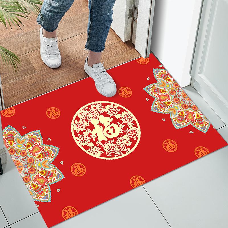 New Chinese Style Floor Mat Doormat Entrance Entrance Bedroom Kitchen Bathroom Floor Mat