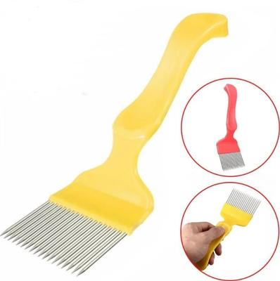 Beekeeping Tools 18 Pin Bee Honey Forks Straight Needles Uncapping Forks Handle Stainless Steel Honey Sparse Rake Shovel Comb