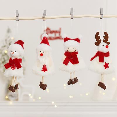 Christmas Decorations Ins Cute Snowman Old Man Doll Doll Christmas Tree Pendant