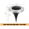Ground Light Solar Garden Yard Landscape Lawn Lamp Buried Light Outdoor Road Stairs Decking Light