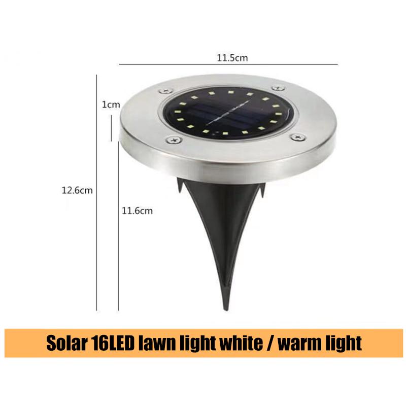 Ground Light Solar Garden Yard Landscape Lawn Lamp Buried Light Outdoor Road Stairs Decking Light