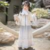 Jupe Hanfu Hiver pour Filles Bambino à Motif Visage de Cheval
