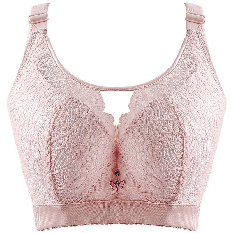 Thin Section Big Bra Fat Ladies Bra Gather Adjustment Type Top Support Spodní prádlo Beauty Back Underwear