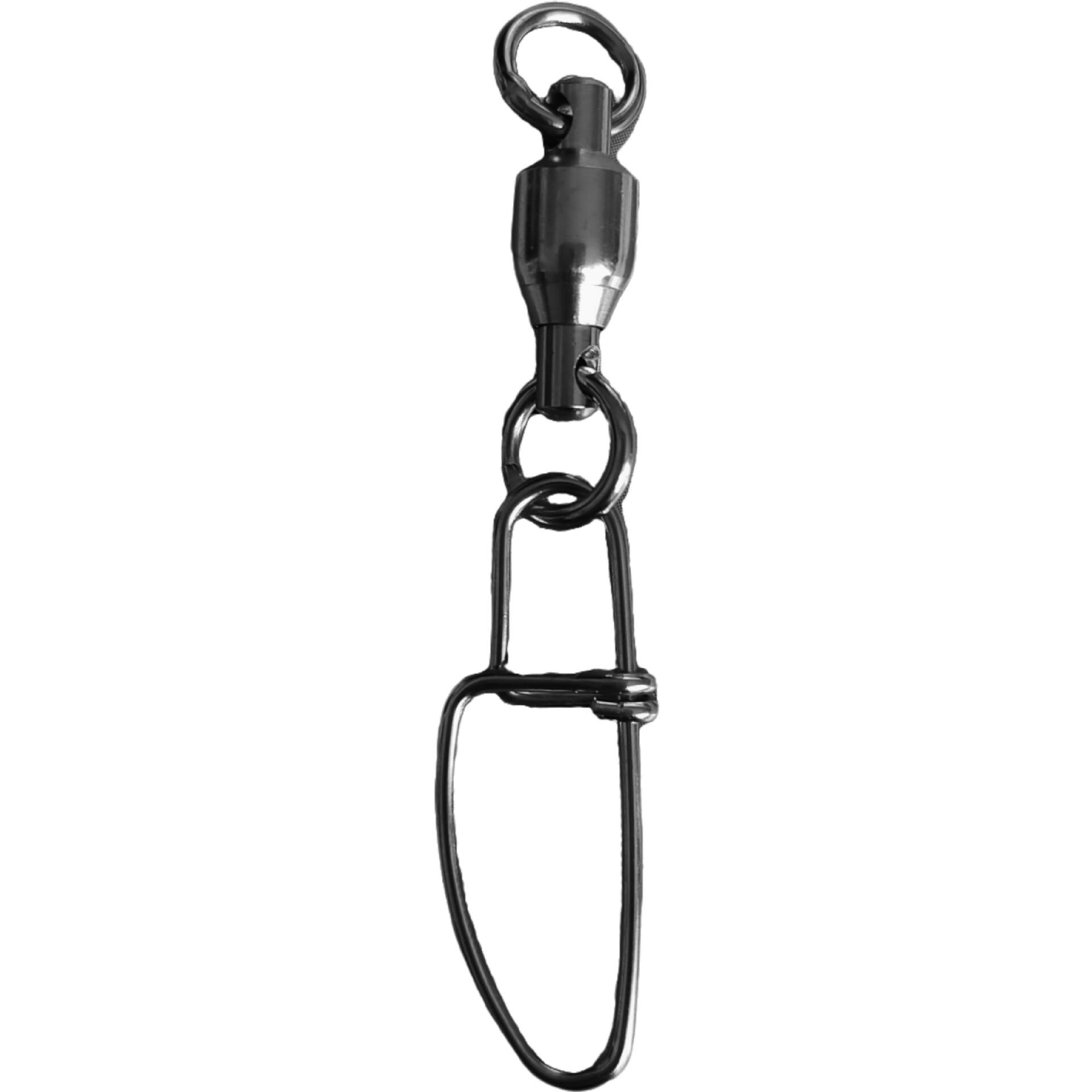 

Stainless Steel Double Snap Fishing Swivel Connector for Big Game Size 2+2 (25 pcs) білий