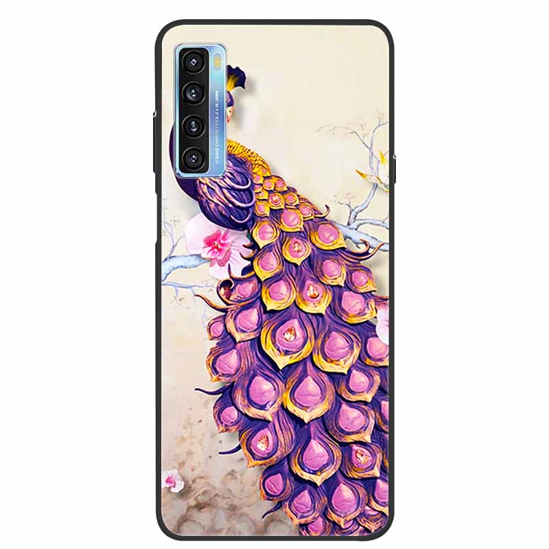 For TCL 20L Case Cute Painted Soft Silicone Back Cover for TCL 20L+ Plus T775H Phone Cases TPU Bumper For TCL 20S 20 L T774H
