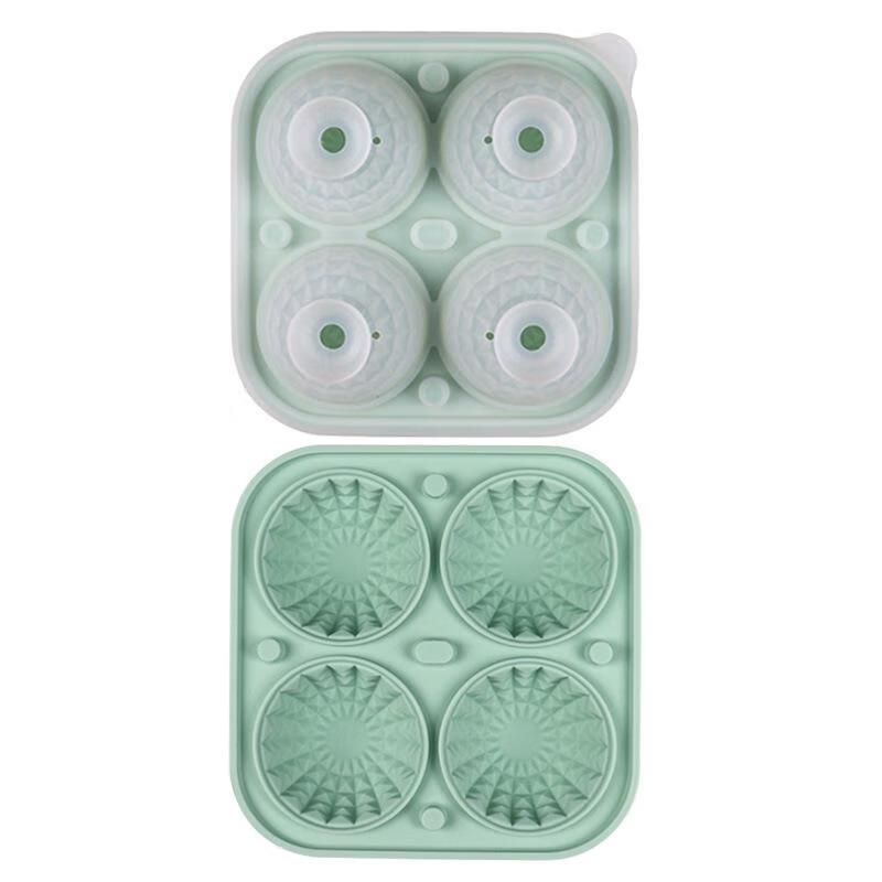 Rhombus Pattern Ice Ball Maker Mold