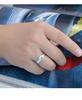 S925 Sterling Silver Magic Ring - Unisex European Retro Style, Lord of the Rings Inspired, Smooth Surface Couple Ring