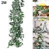 Artificial Eucalyptus Garland and Willow Vine Branches Leaf Garland String Door Green Garland Indoor and Outdoor
