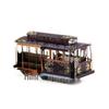 All-Metal 3D Tracked Sightseeing Tram Puzzle Toy - Stainless Steel DIY No-Glue Model