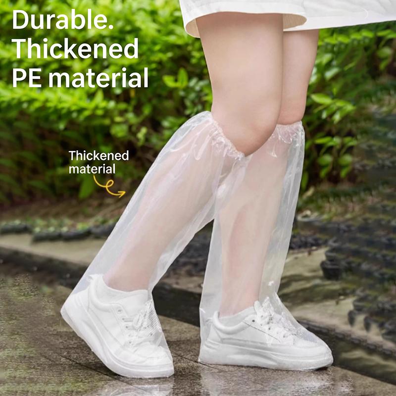 Latex Waterproof Shoe Covers Unisex Shoes Protectors Reusable Non-Slip Rain Boot Overshoes Walking Shoes Accessories