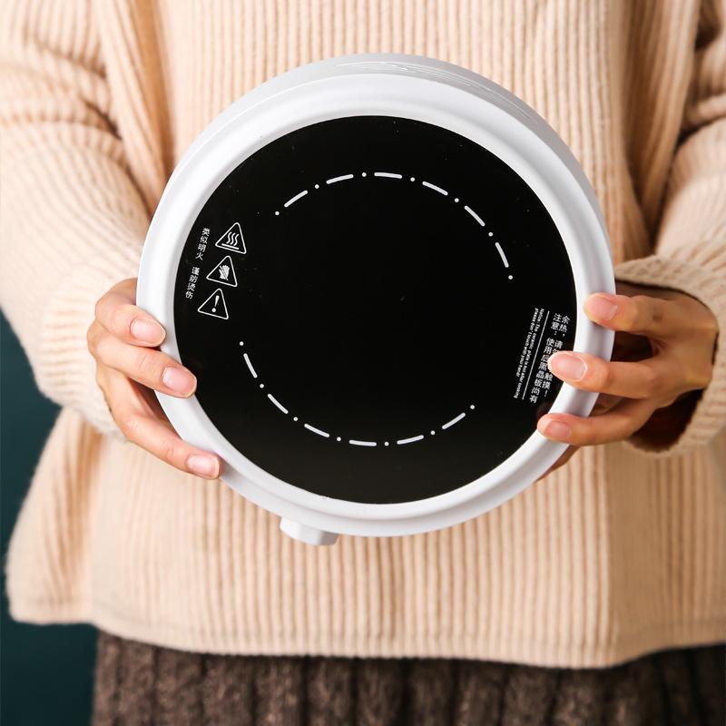 Estufa Eléctrica de Cerámica Compacta de 110V para Hervir Té y Agua, Mini Cocina de Inducción con Tetera de Hierro Fundido