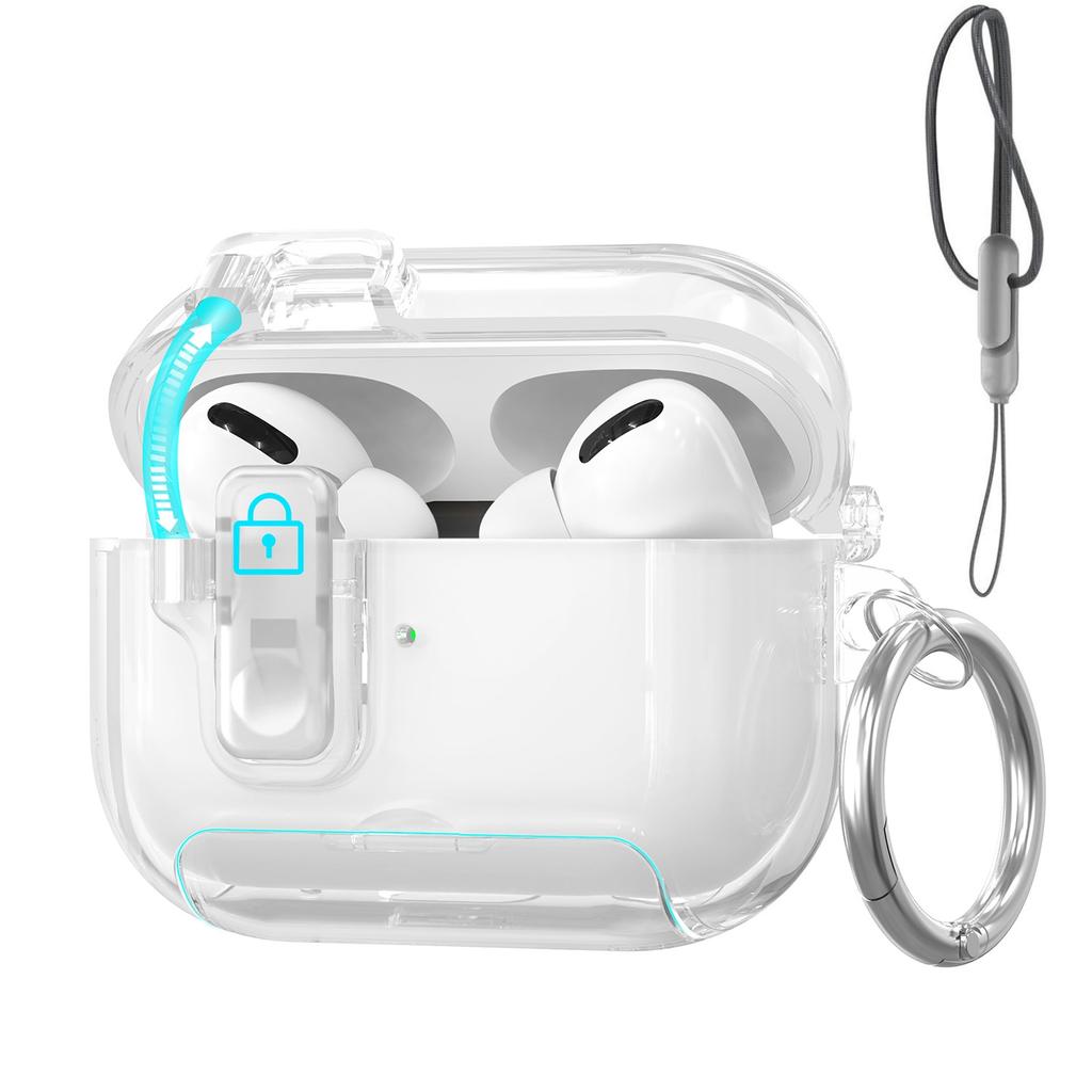 For AirPods Pro 3 Case with Secure Lock For AirPods Pro 3rd Generation Case Protective Cover with Phone Stand For AirPods Pro 3