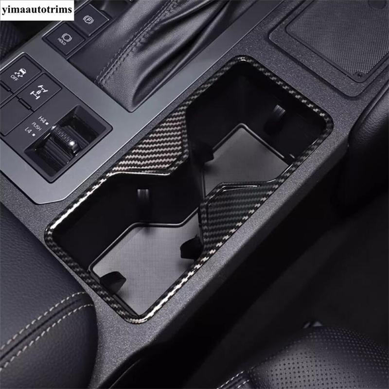 Central Console Front Water Cup Holder Panel Decoration Cover Trim Accessories For Toyota Land Cruiser 250 Prado LC250 2024 2025