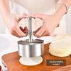 304 Stainless Steel Manual Hamburger Patty Press Mold for Kitchen