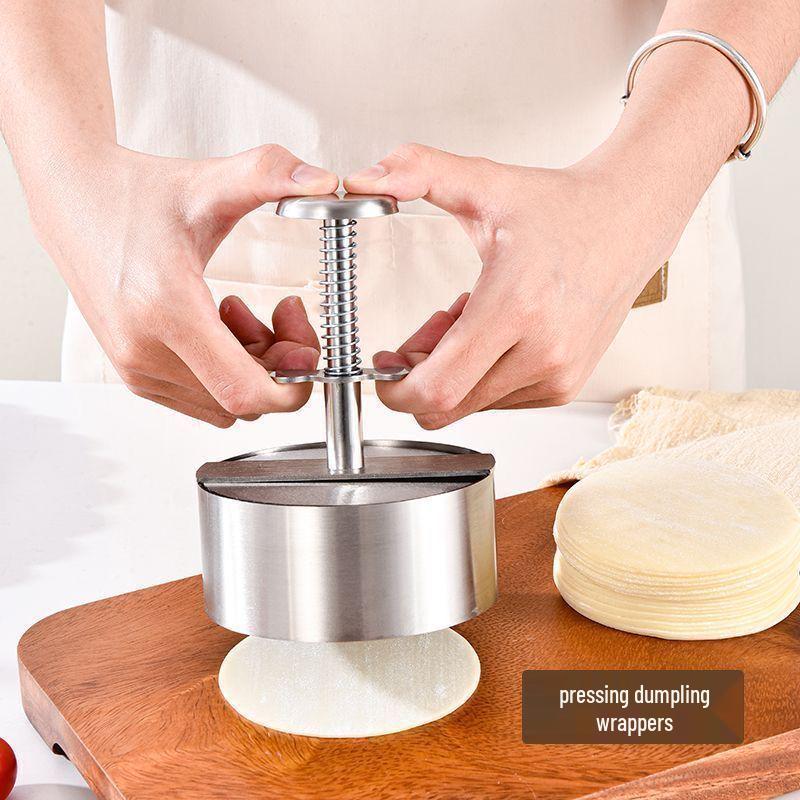 304 Stainless Steel Manual Hamburger Patty Press Mold for Kitchen