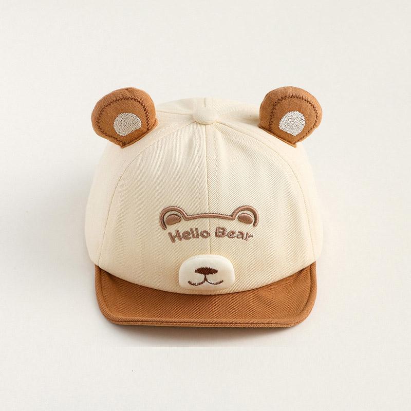 Cute Cartoon Baby Duck Tongue Hat Spring Kids Baseball Hats Boy Girl Sun Protection Peaked Cap 3-24Month Children Sunshade Visor