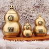 Brass Fire Dragon Gourd Desktop Ornament for Home and Kitchen Décor