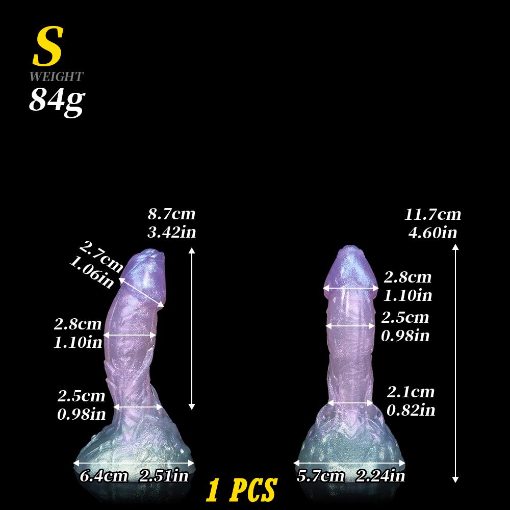 ELKKOST Fantasy Dragon Knot Dildo Silicone Realistic Dog Monster Dildos Anal Sex Toy with Sucker Alien Penis For G Spot Prostate