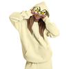 Women's Fashion Women's Lightweight Long Sleeve Pullover With Pockets Preppy Graphic Hoodie