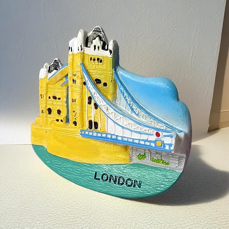 Europe  UK London 3D Refrigerator Stickers Fridge Magnets Tourist Attractions  Refrigerator Stickers Souvenirs London Handmade C