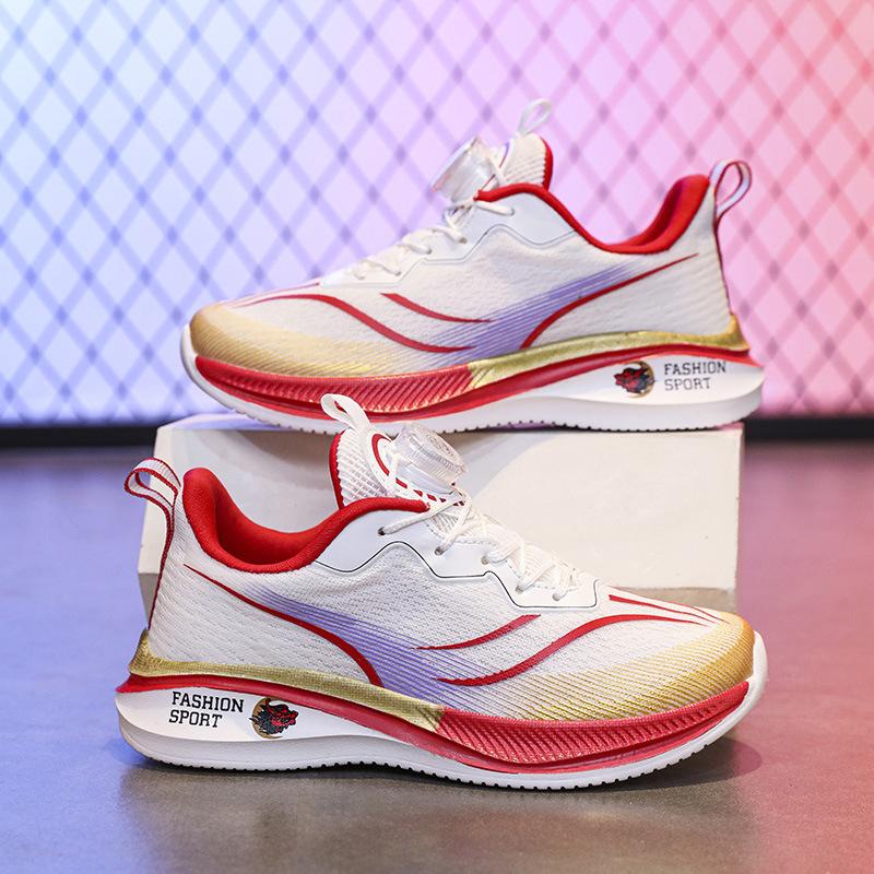 Ag.Dog red rabbit 6pro carbon board running classmates 2025 new spring and autumn breathable children's professional sports shoes tide