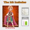 Disney DIY Pearl Art Painting Anna In Frozen’s Coronation Style Home Wall Decoration Pearl Gemstone Painting Pictures Crafts Home Decoration