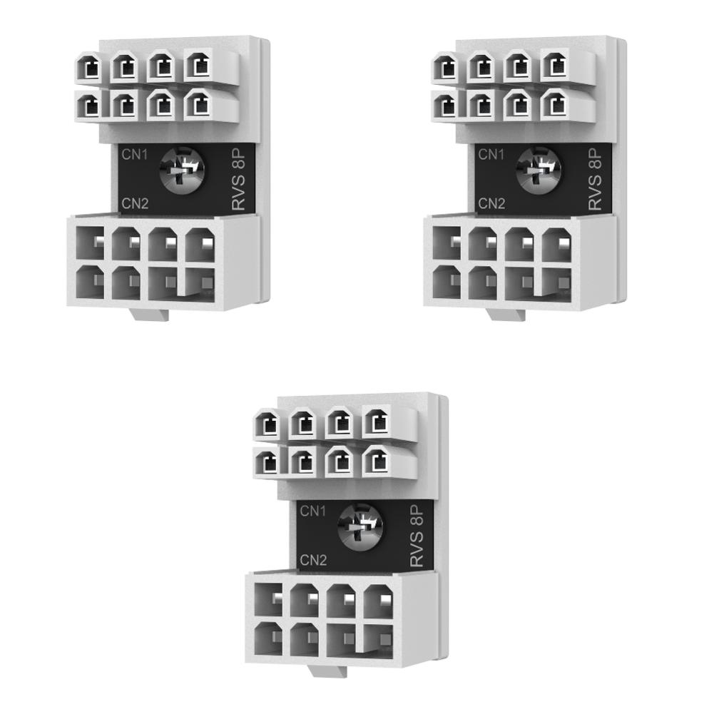 1-5Pcs 180 Degree ATX 8 Pin Power Supply Adapter 8 Pin Female To 8 Pin Male DIY for Graphics Card Desktop Computer Accessories