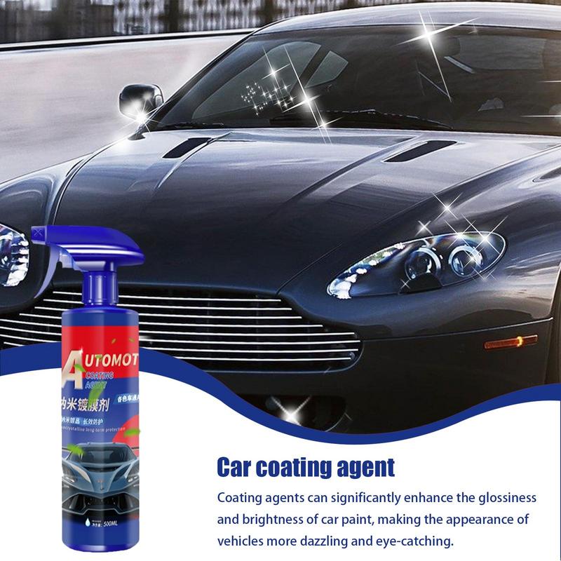 500ml Car Ceramic Coating Auto Nano Spray Coating Agent Car Ceramic Spray Wax Coating Liquid Surface Wax Water Displacing Liquid