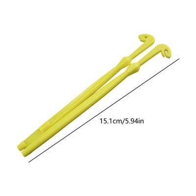 2Pcs Plastic Fish Hook Remover Tool Fishing Knot Tying Tool Fishing Detacher Device for Saltwater and Freshwater