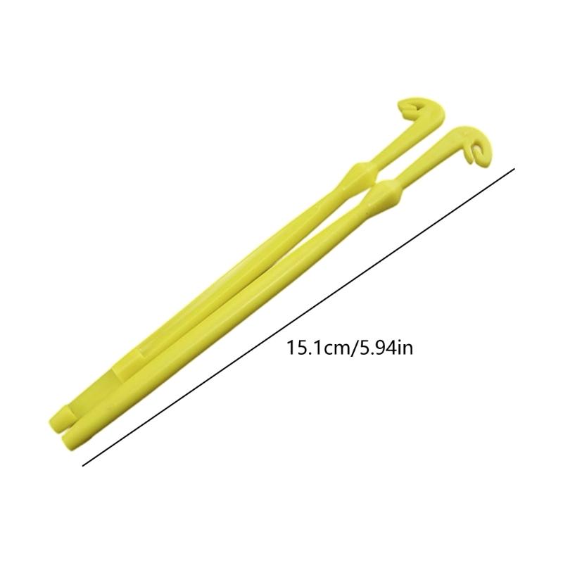 2Pcs Plastic Fish Hook Remover Tool Fishing Knot Tying Tool Fishing Detacher Device for Saltwater and Freshwater