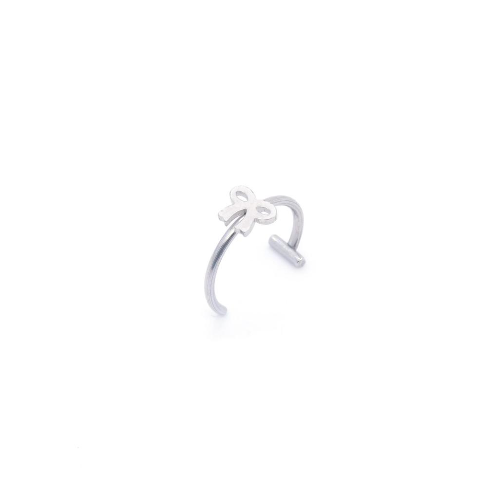 European & American Multi-Piece Stainless Steel Faux Lip, Nose, and Ear Stud Jewelry Collection