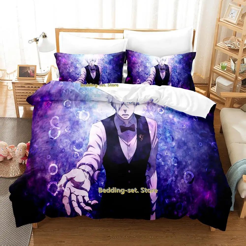 Comfortable SkinFriendly Single Twin Full Queen King Death Parade Size Bed Adult Kid Bedroom Duvetcover Sets Anime parure de lit Quilt