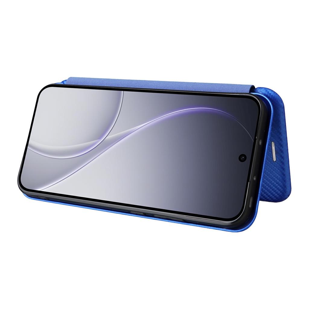 Phone Case For Oppo Reno15 5G (Global) / 15c 5G (China) Carbon Fiber Texture Drop-Proof PU Leather Phone Cover
