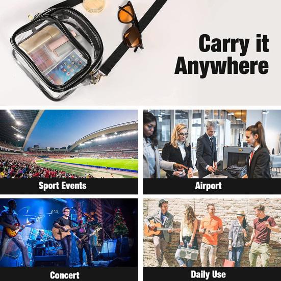 Leichte Messenger-Tasche, staubdicht, erstaunliche transparente Umhängetasche