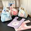 Bolsa de crochê feminina bolsa tote de animal bolsa de lanche fofa de lembrança bolsa colete versátil bolsa balde trançada bolsa de presente