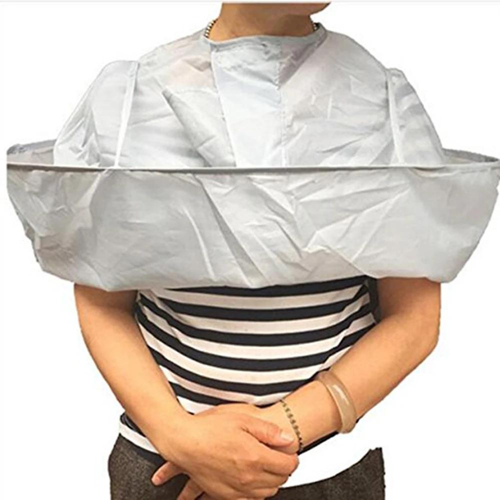 Creative DIY Apron Hair Cutting Cloak Coat Salon Barber Stylist Cape Umbrella Haircut Cloak Hairdressing Home Cleaning Protector
