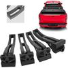 Trifold Tonneau Cover Clamps, 4-Piece Replacement Clamp Set for Hard and Soft Folding Truck Bed Covers